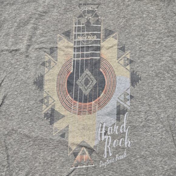 Hard Rock Cafe Aztec Graphic Daytona Beach FL Razorback Tank Top T Shirt - Picture 2 of 7